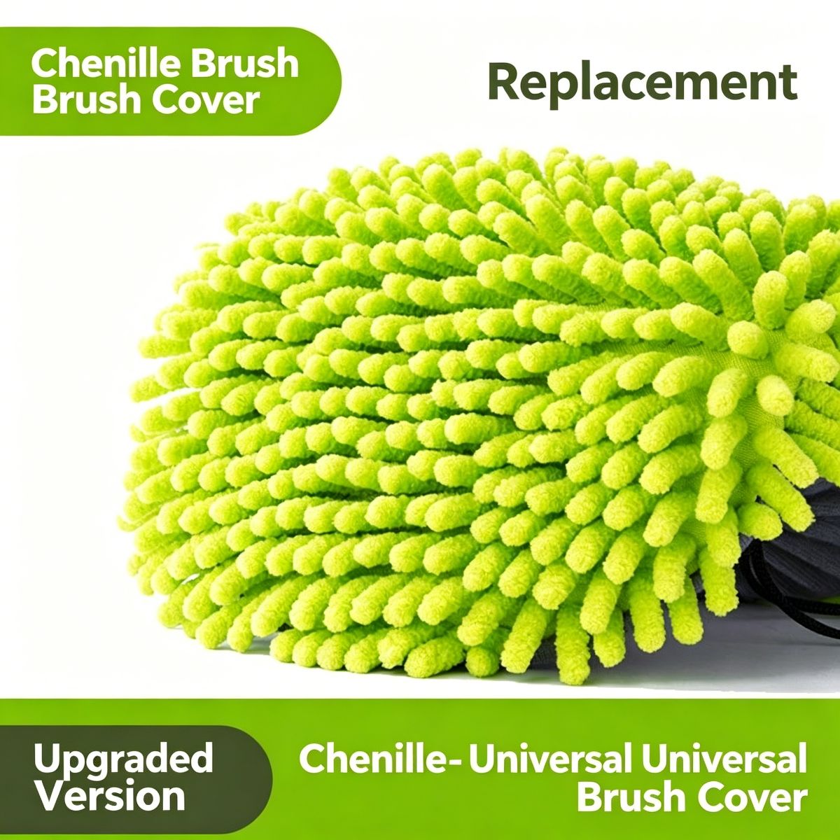 Green Car Wash Mop – Extendable Single-Head Chenille Mop (2-Section Handle) – Free Shipping & Tax-Free - view 2 | Ghana Appliances