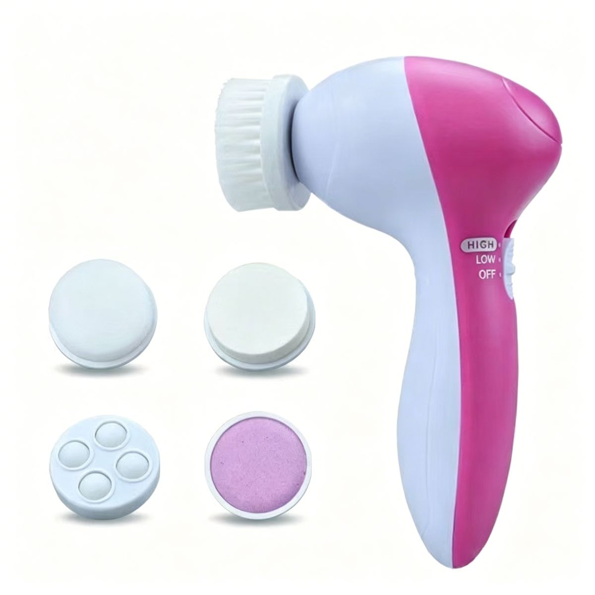 Pink 5-in-1 Facial Cleansing Device – Free Shipping & Tax-Free - Buy in Ghana | COD