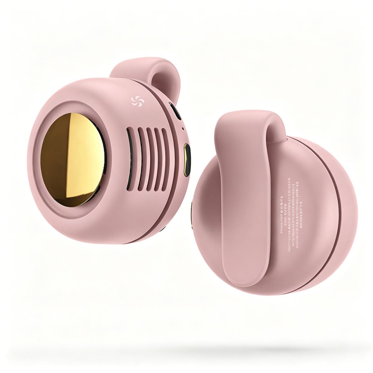 Clip-On Mini Personal Fan - 3 Speed Rechargeable Portable Wearable Fan, Lightweight USB Neck Fan with High Capacity Battery for Outdoor, Office, Travel 6