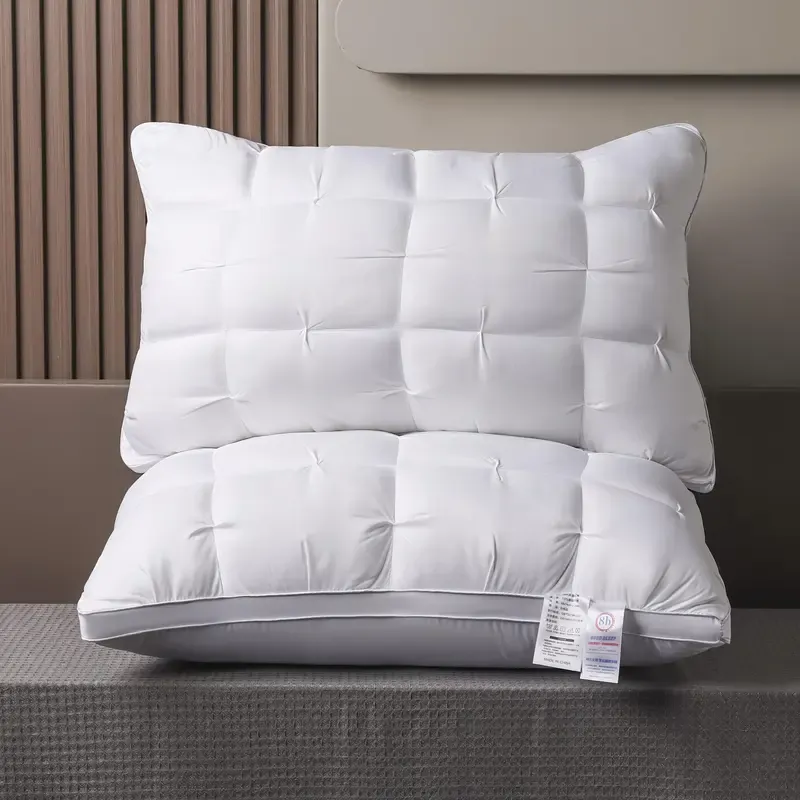 1pc/White/Luxury 5-Star Hotel Pillow 19×29” (48CMx74CM)900g weight per pillow, ultra-soft and fluffy | Suitable for all sleeping positions, provides neck support | Tax-free and free shipping - Buy in Ghana | COD
